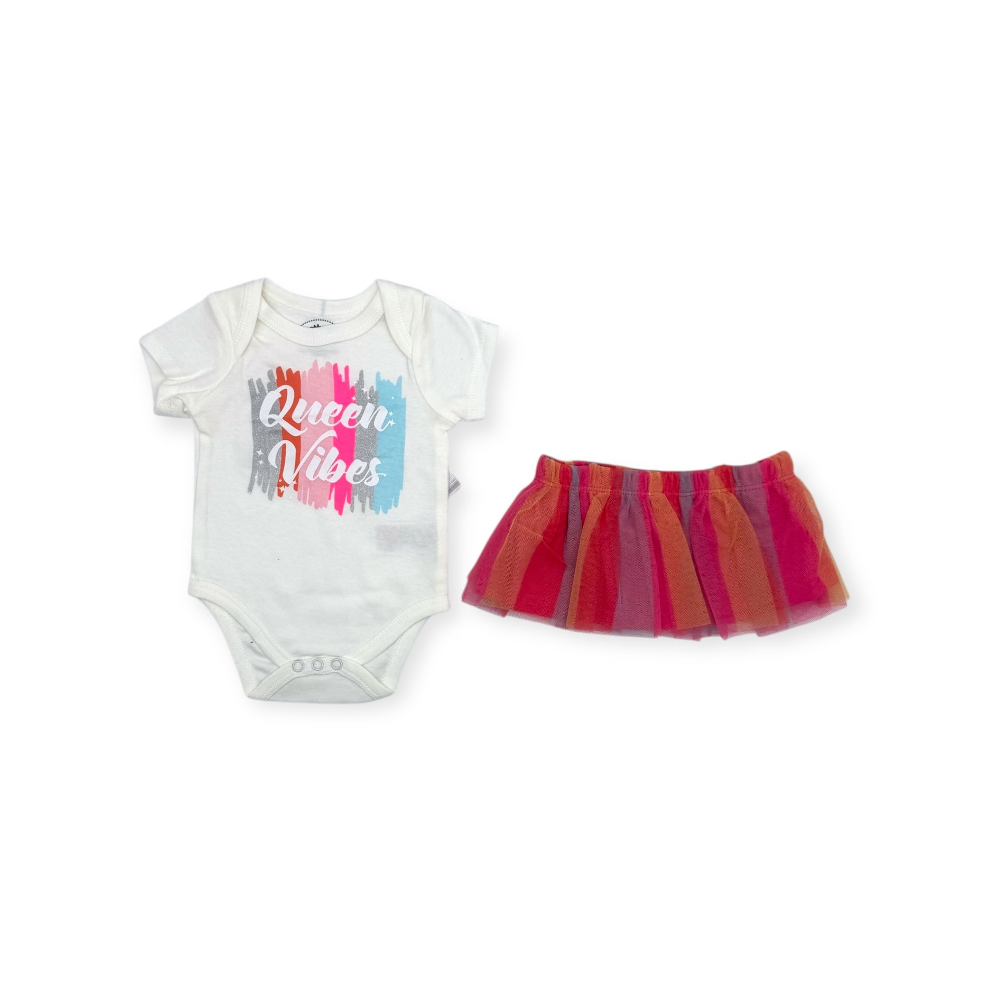 INF 3PC SET  QUEEN VIBES 0-3M
