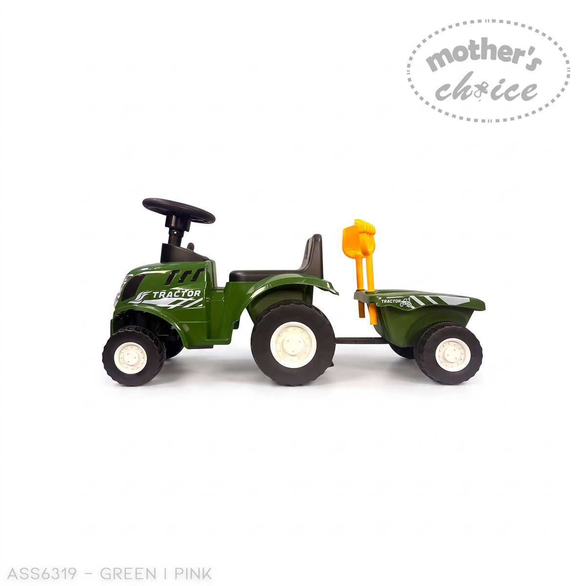 RIDE-ON CAR TRACTOR WITH TRAILOR AND ACCESSORIES