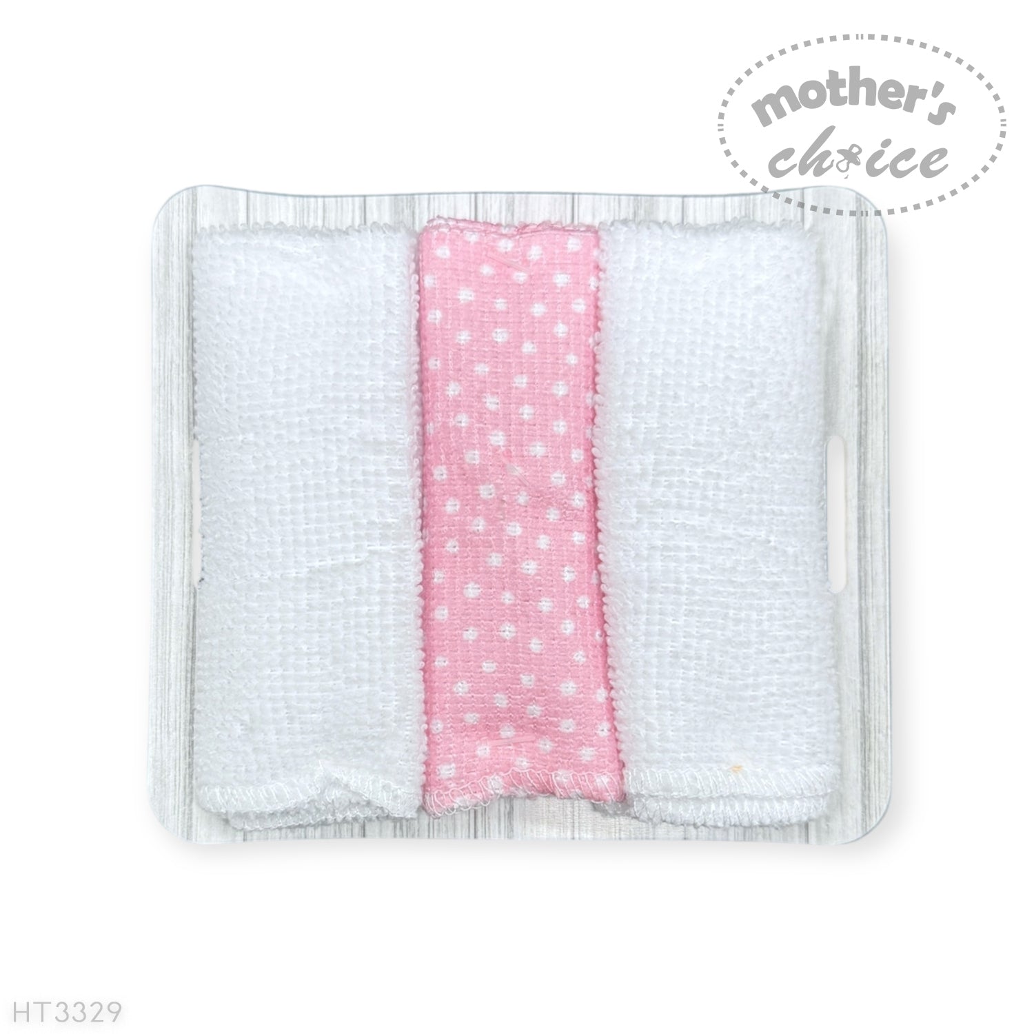 M/C 3PC HOODED TOWELS AND 3PC FACECLOTHS LADYBUG