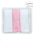 M/C 3PC HOODED TOWELS AND 3PC FACECLOTHS LADYBUG
