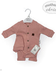 M/C BASIC 3PC SET NEWBORN PINK