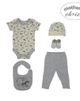 M/C 5 PCS GIFT SET GREY ELEPHANT