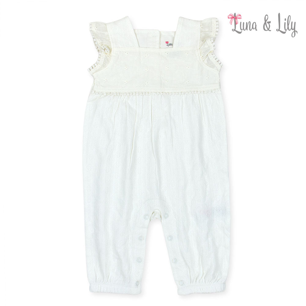 100% COTTON LUNA &amp;amp; LILY SLEEVELESS ROMPER