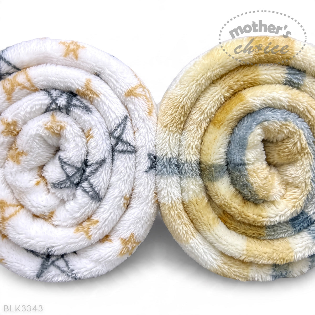 M/C 2 PACK FLEECE BLANKET STARS