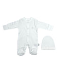 M/C WHITE PREM GROWER &amp; HAT SET