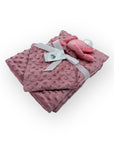 M/C BUBBLE SHERPA RECEIVER WITH SECURITY BLANKET PINK