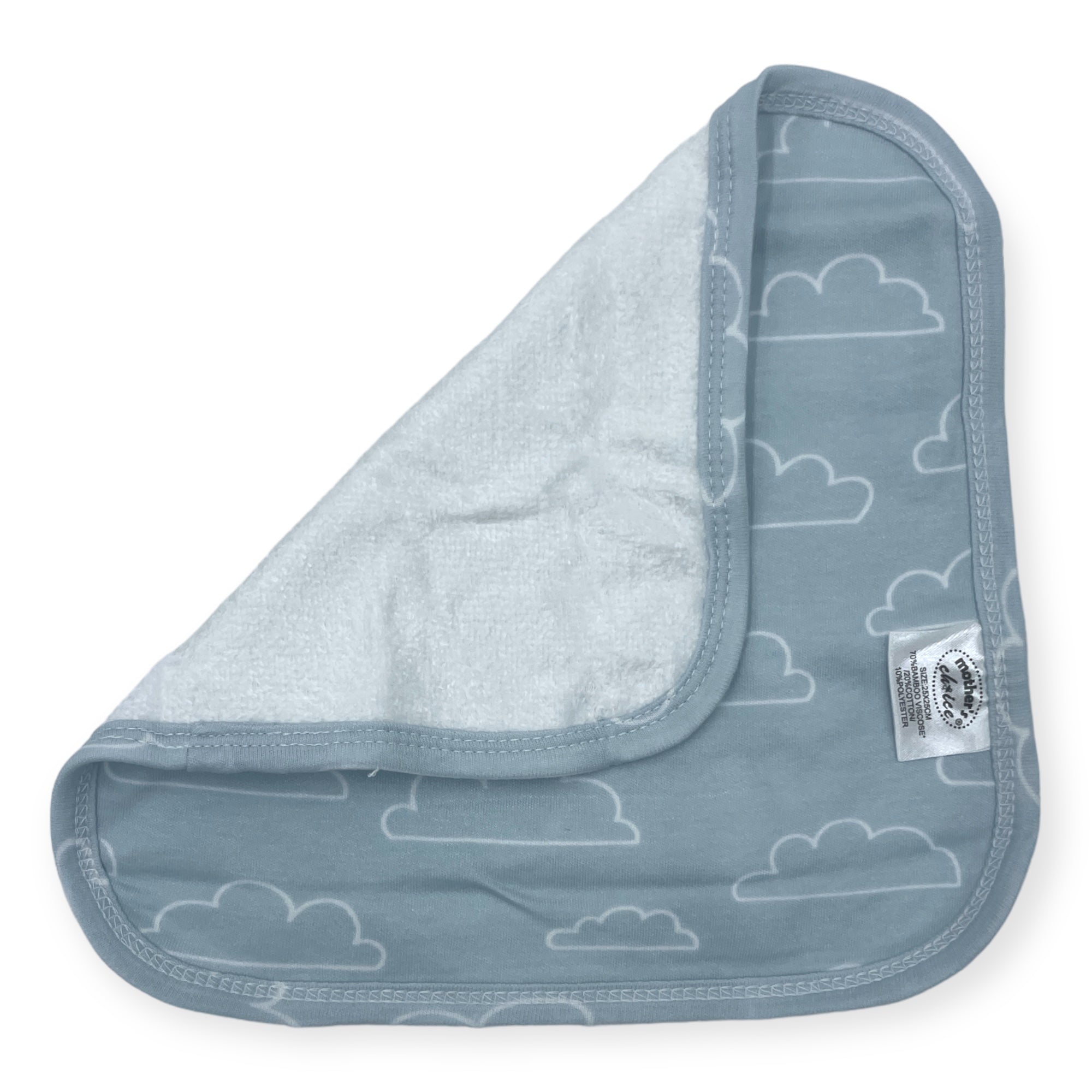 M/C BAMBOO 3PK FACECLOTHS BLUE