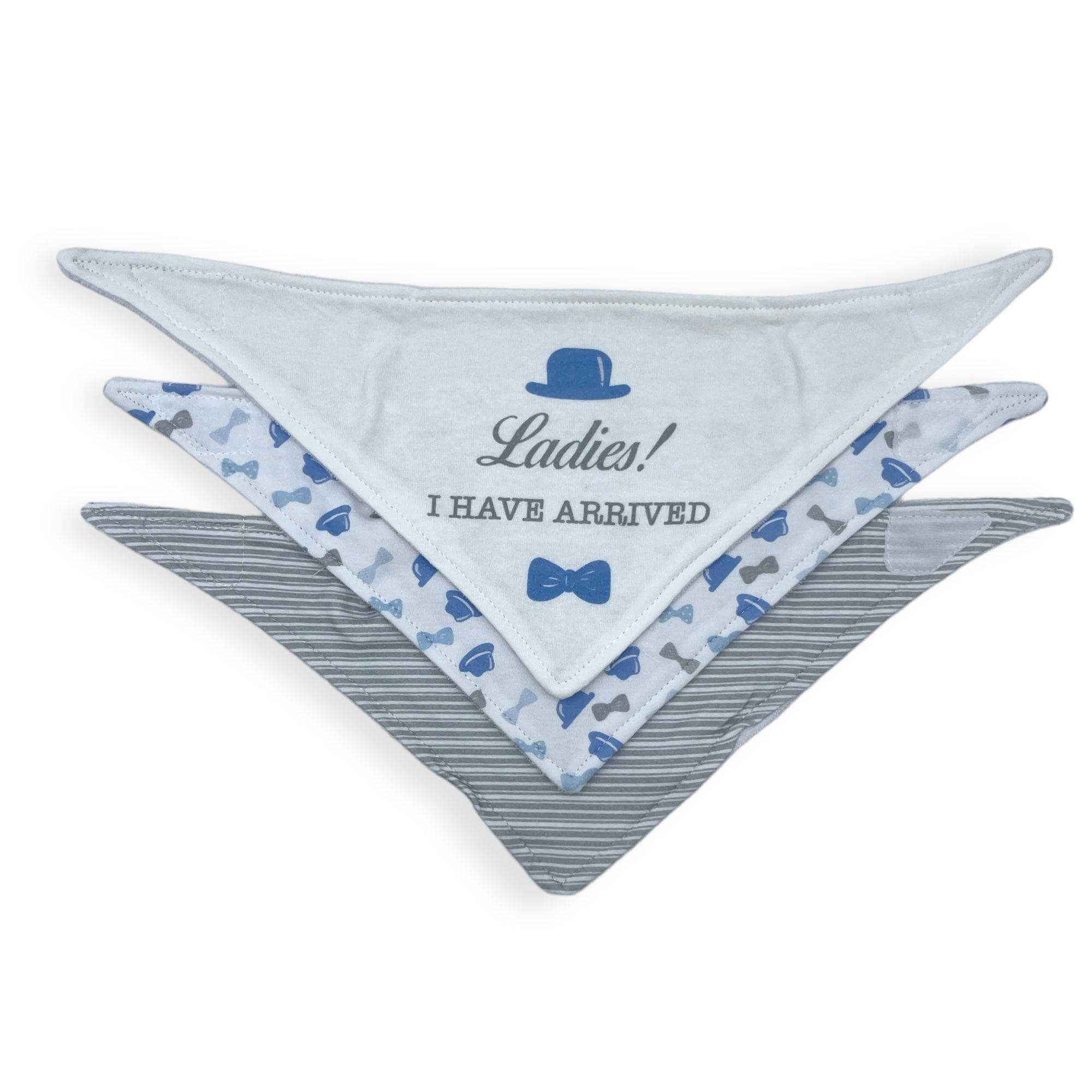 M/C 3 PACK BANDANA BIB SET GENTLEMEN