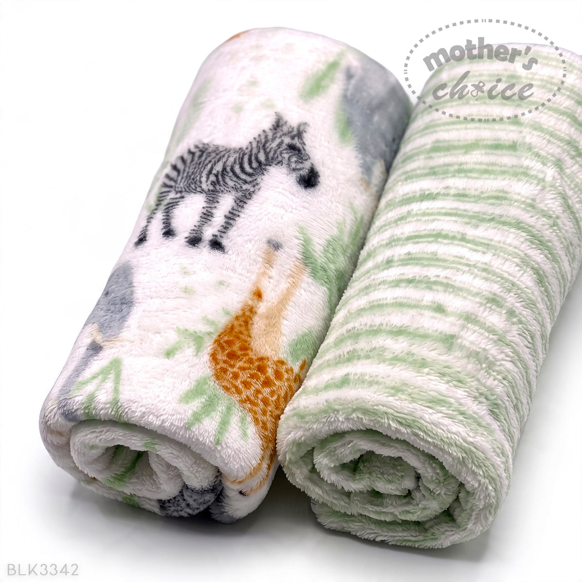 M/C 2 PACK FLEECE BLANKET SAFARI