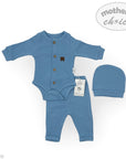 M/C BASIC 3PC SET NEWBORN BLUE