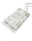 M/C 6 PACK WASHCLOTH SET GREY SAFARI