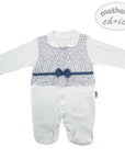 M/C GIRLS ROMPER L/S SKY FLOWERS 3M