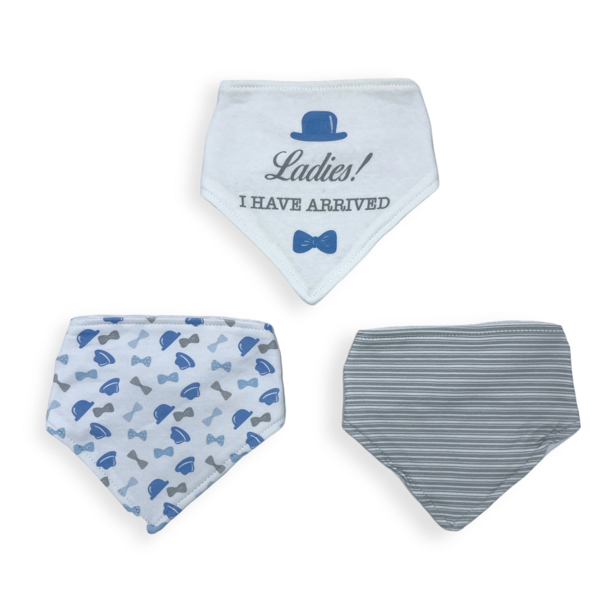 M/C 3 PACK BANDANA BIB SET GENTLEMEN