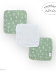 M/C BAMBOO 3PK FACECLOTHS SAGE