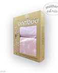 M/C BAMBOO 2PK  WATERPROOF CHANGE MAT  PINK