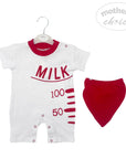 MILK BOTTLE ROMPER WITH HAT