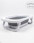 FOLDABLE BABY BATHTUB WITH THERMOMETER AND STAND