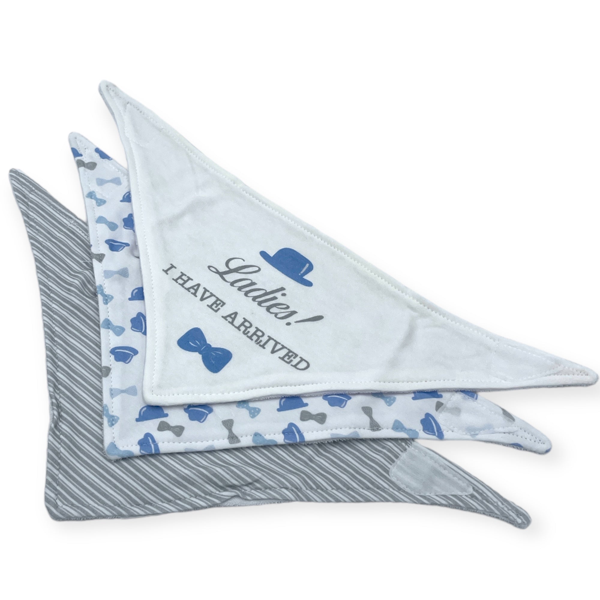 M/C 3 PACK BANDANA BIB SET GENTLEMEN