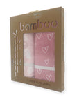 M/C BAMBOO 2PK BURPERS PINK