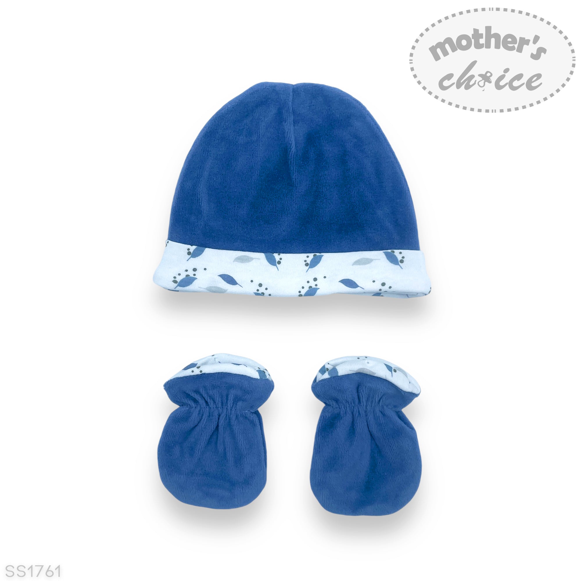 M/C STARTER PACK &#39;BLUE/GREY LEAF&#39; 3-6M