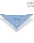 M/C 2PK FANCY BANDANA BIBS BLUE