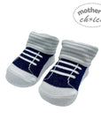 M/C FANCY BOX SOCKS 'BOYS LACE UP-NAVY'