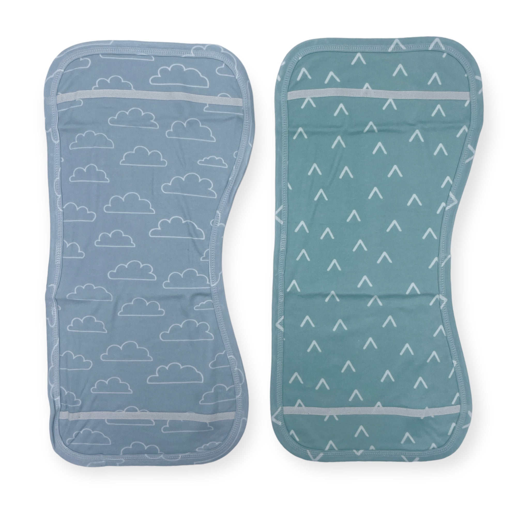 M/C BAMBOO 2PK BURPERS BLUE