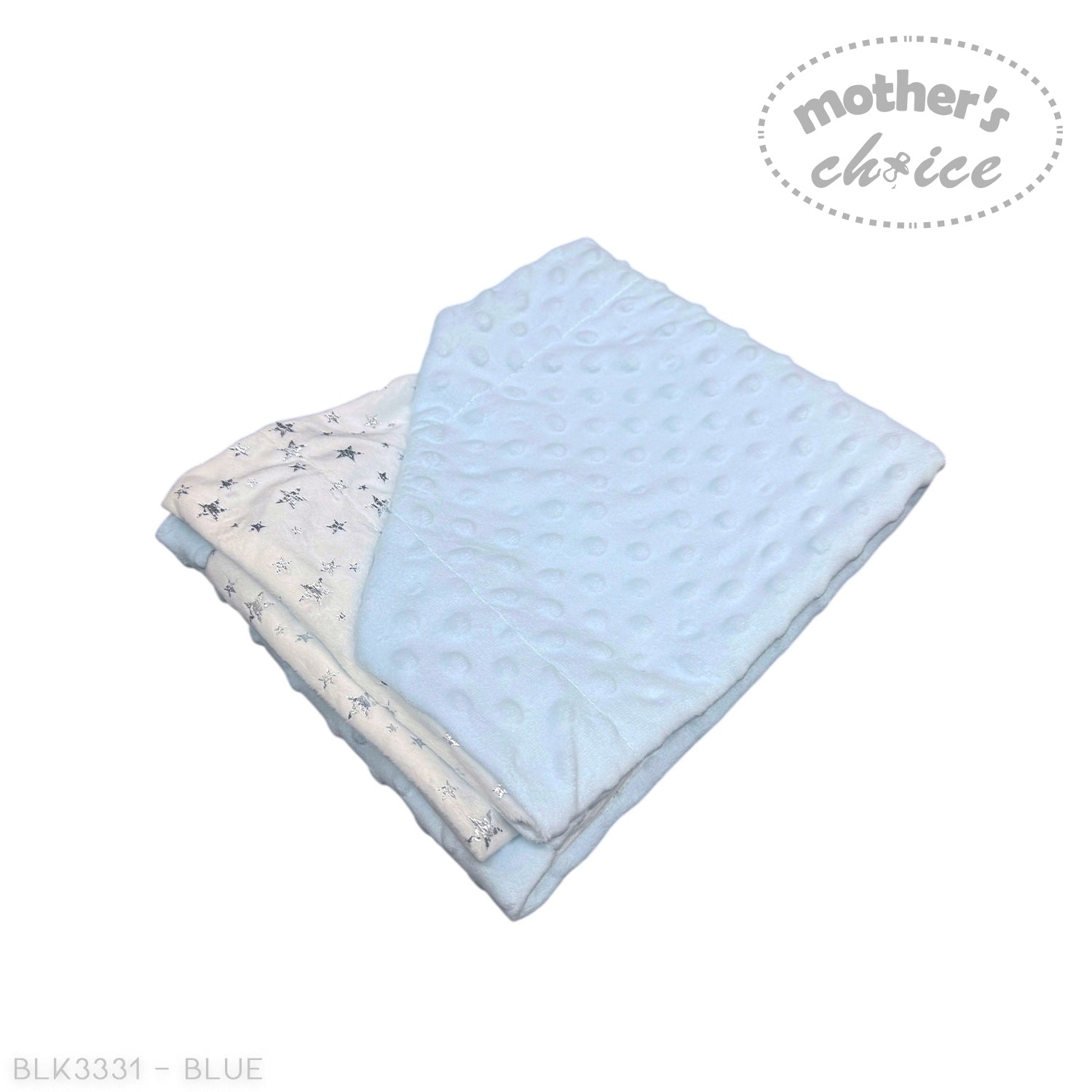 M/C GIFT BOX SHERPA BLANKET &amp;amp; PILLOW SET BLUE