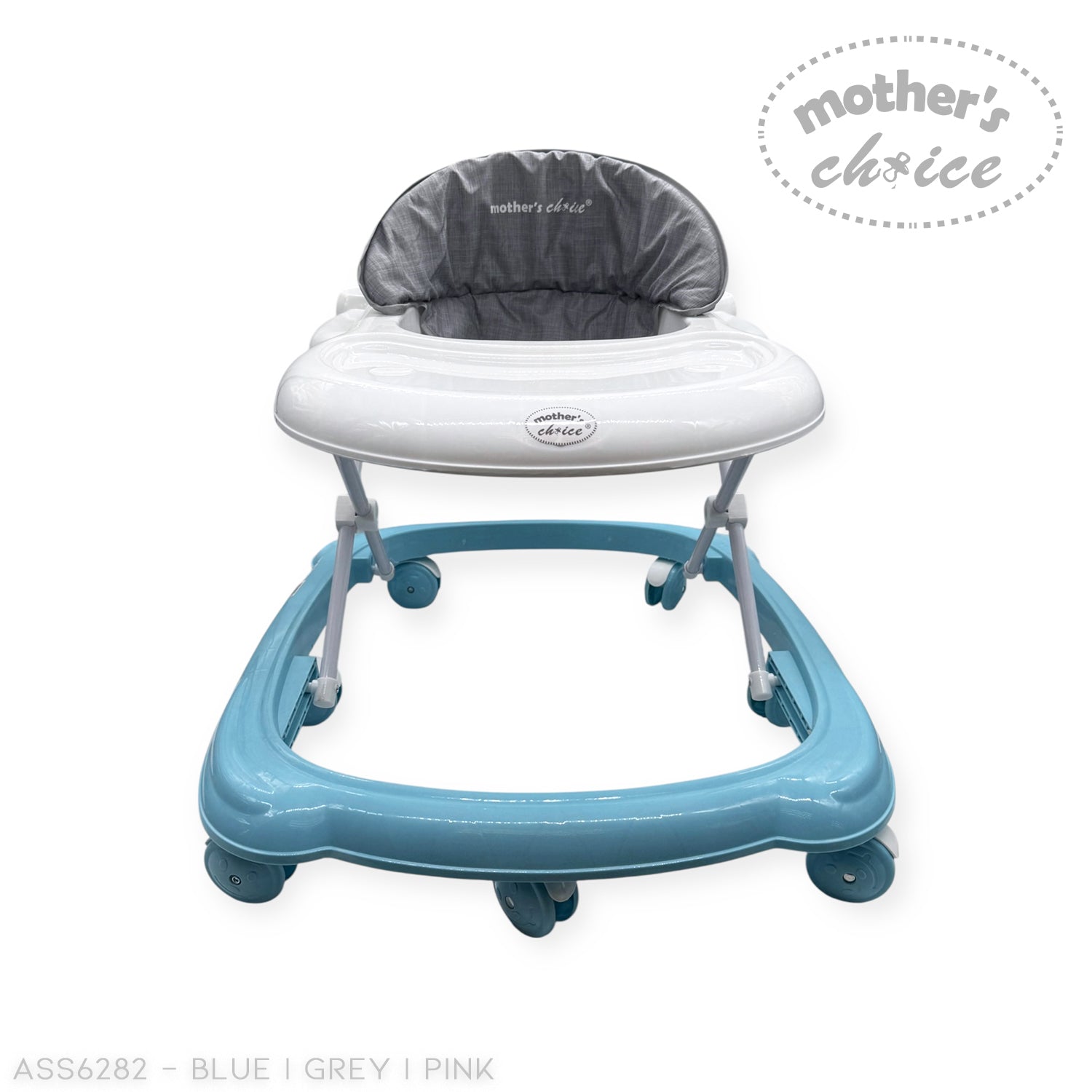 MOTHERS CHOICE BABY WALKER WITH MUSIC AND LIGHT, PLASTIC WHEEL
