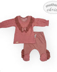 M/C GIRLS 5PC SET ROSE 0-3 MONTHS