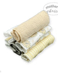 M/C 6 PACK WASHCLOTH SET STONE BEAR