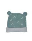 M/C BAMBOO 3PK NEWBORN BEANIE SET SAGE