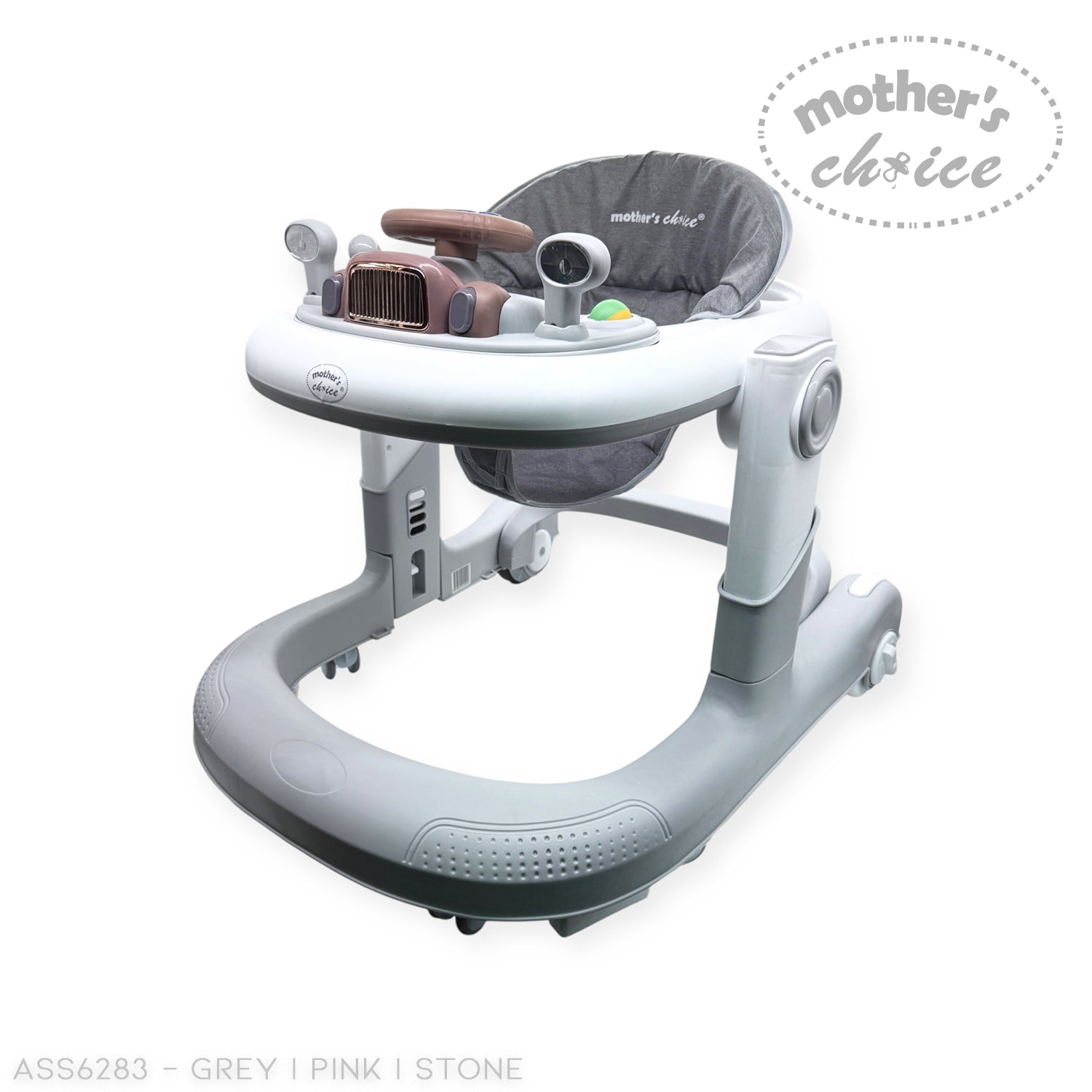 MOTHERS CHOICE BABY WALKER MUSIC MUTE WHEEL