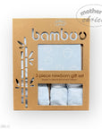 M/C BAMBOO 3PK NEWBORN BEANIE SET BLUE