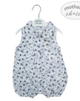 INF GIRLS FLORAL ROMPER 0-3M