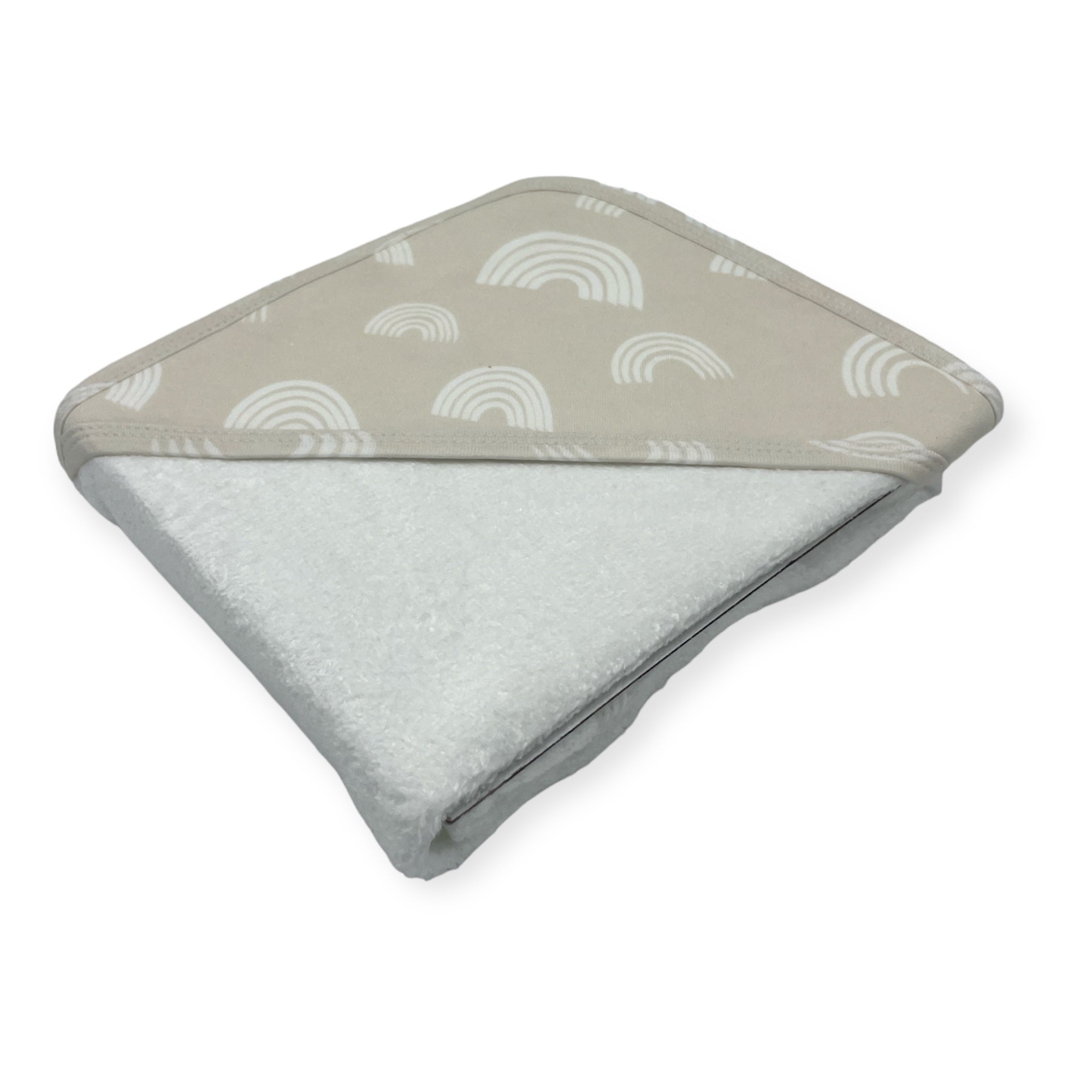 M/C BAMBOO HOODED TOWEL STONE