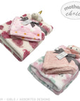 M/C DUDU BLANKET GIRLS ASST CREATURES