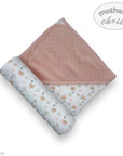 M/C QUILTED RECEIVER 'PINK/STONE RAINBOW'