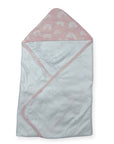 M/C BAMBOO 2PK  HOODED TOWEL PINK