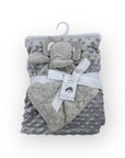 M/C BUBBLE SHERPA RECEIVER WITH SECURITY BLANKET GREY