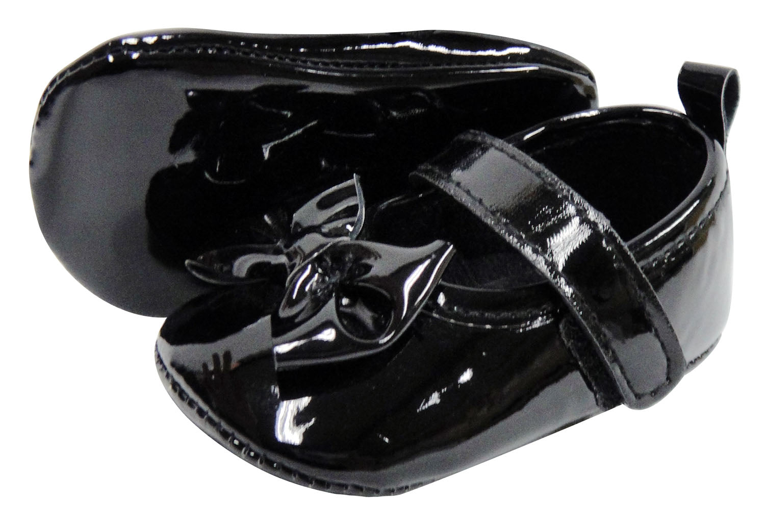 BABY GIRL BLACK PATENT SHOE