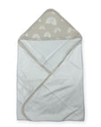 M/C BAMBOO HOODED TOWEL STONE