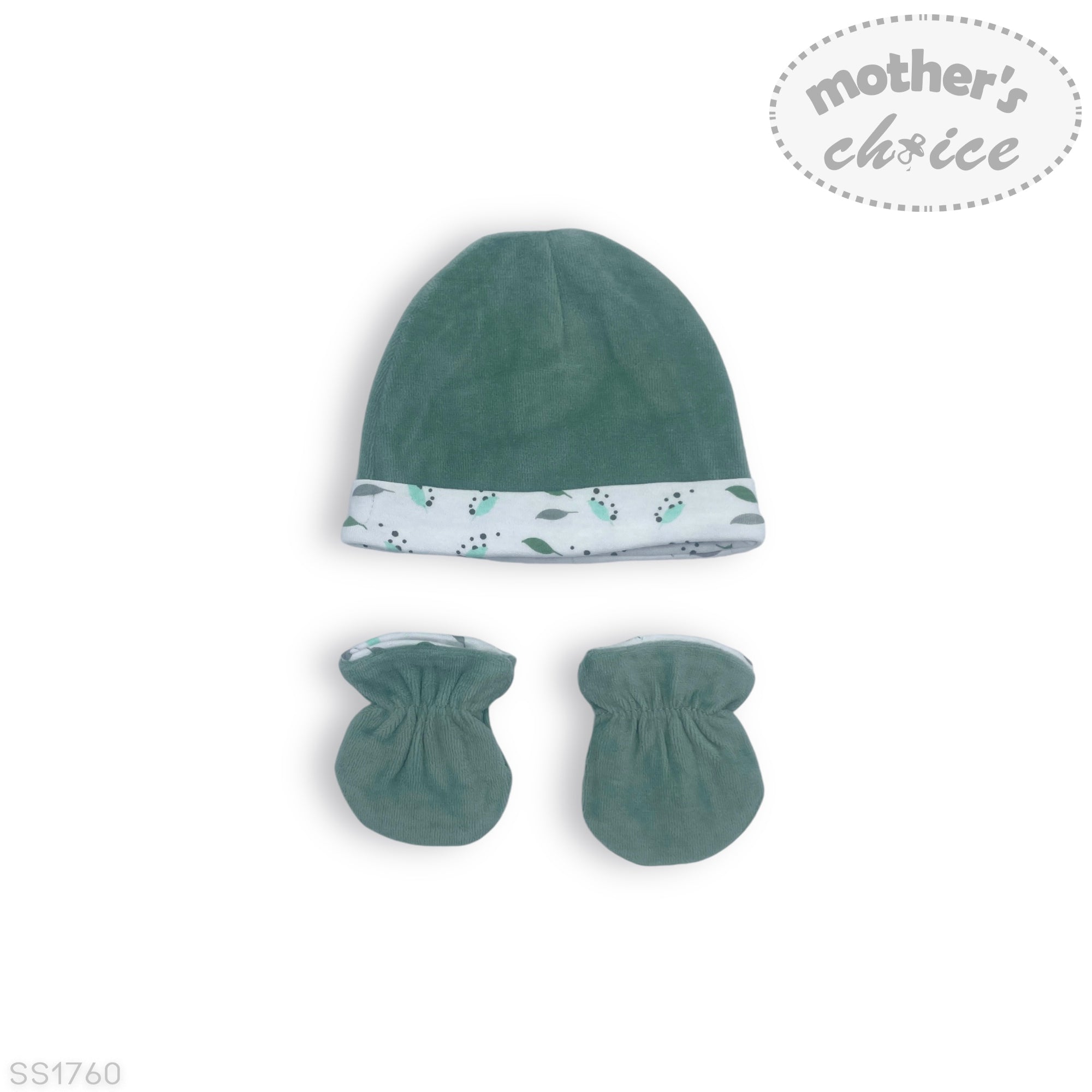 M/C STARTER PACK 'SAGE/GREY LEAF' 0-3M