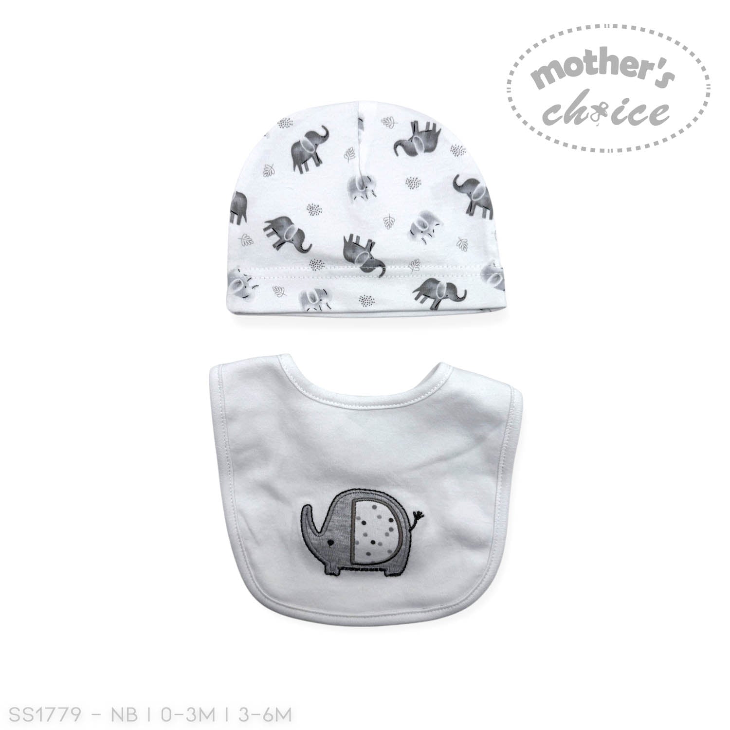 5PC STARTER PACKS GREY ELIE 3-6 MONTHS