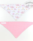 MC 100% COTTON 4 PACK BANDANA BIBS ELIE/RAINBOW