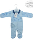 INF BOYS 2 PC AIRFORCE SAILOR GROWER SET 0-3M