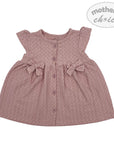 INF GIRLS DRESS 'SCARLET PINK' 12-18M