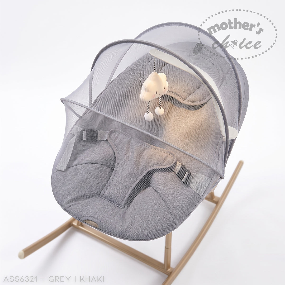 BABY BOUNCER WITH MOSQUITO NET COVER