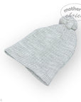 M/C POM POM BEANIE GREY