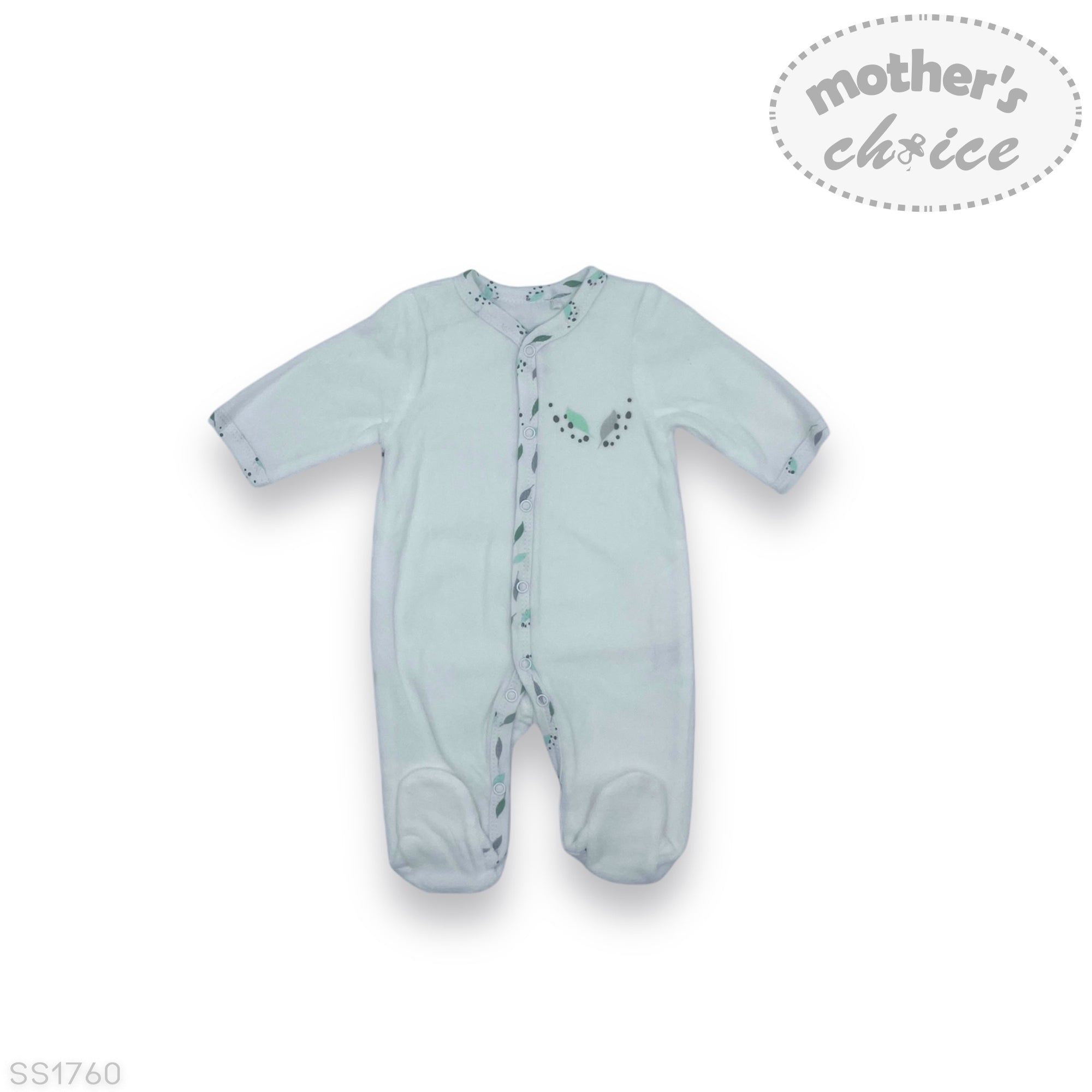 M/C STARTER PACK 'SAGE/GREY LEAF' 0-3M